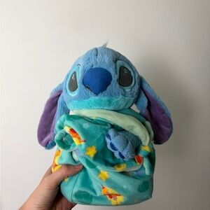 Disney Parks Baby Stitch Swaddle Plush 10"